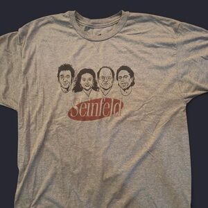 Gray Seinfeld Graphic T-Shirt